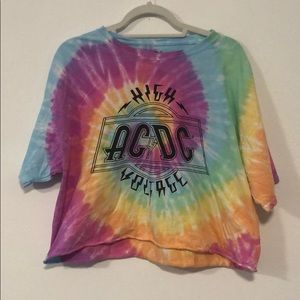 AC DC Crop Top